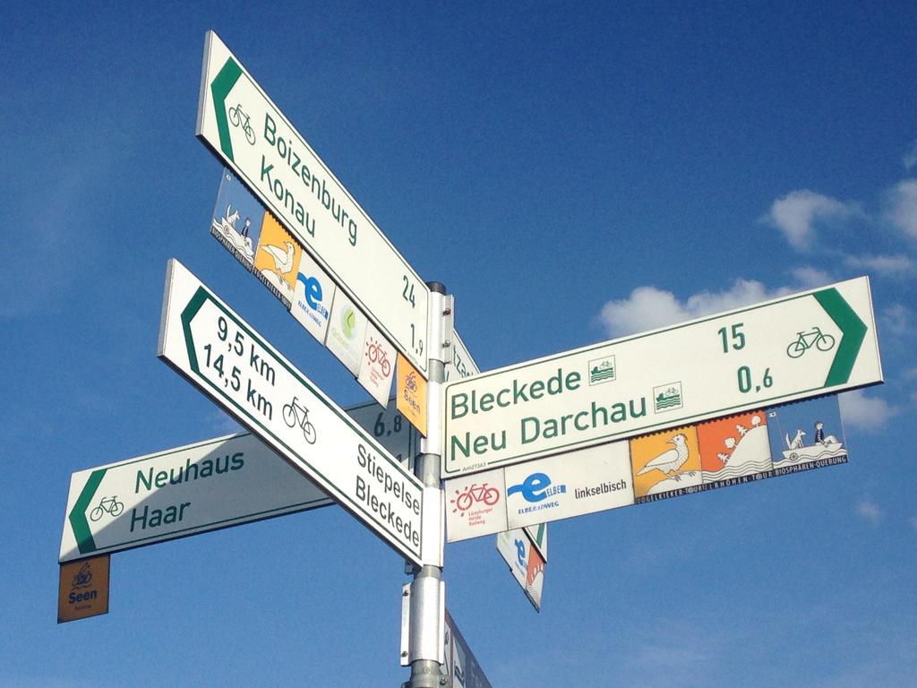 Elb Nest Gaestehaus Neu Darchau エクステリア 写真